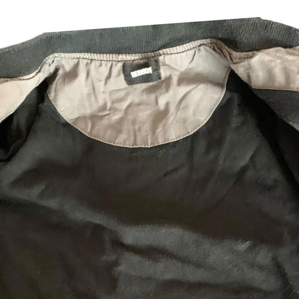 Hudson boys size 6 grey Let's Rock Bomber Jacket